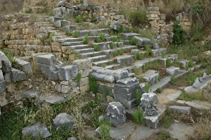 Greece. Sparta. Roman Theater. 30-20 BC. Ruins Greece. Sparta. Roman Theater. 30-20 BC. Ruins
