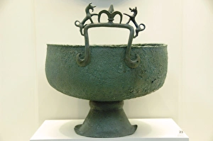 Greek Art. Archaic Period. 7th century BCE. Bronze bowl Greek Art. Archaic Period. 7th century BCE. Bronze bowl