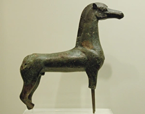 Greek Art. Archaic Period. Horse. Bronze Greek Art. Archaic Period. Horse. Bronze