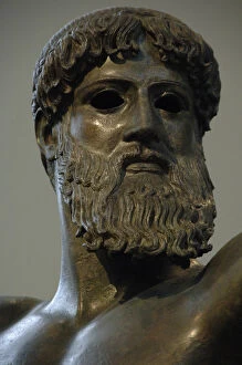 Images Dated 14th June 2007: Greek art. Classical period. Initial Period. Zeus. Bronze sc