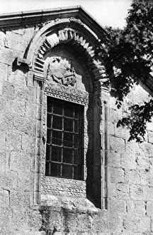 Greek church window, Nazareth, Northern Israel Greek church window, Nazareth, Northern Israel