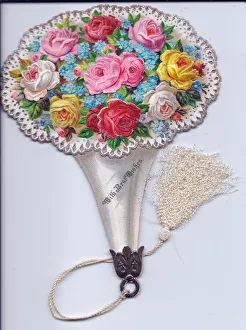 Greetings card in the shape of a bouquet Greetings card in the shape of a bouquet