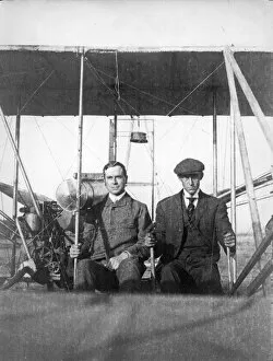 Butler Gallery: Griffith Brewer and Wilbur Wright after the flight