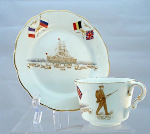 Grosvenor China cup and saucer - WWI era Grosvenor China cup and saucer - WWI era