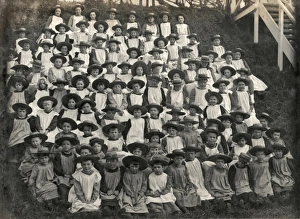 Group of girls at Wigmore Schools, West Midlands Group of girls at Wigmore Schools, West Midlands
