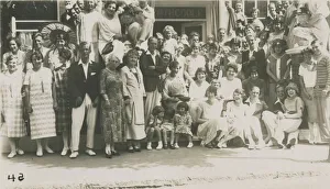 A group of happy holidaymakers at the Rathcoole guest house A group of happy holidaymakers at the Rathcoole guest house
