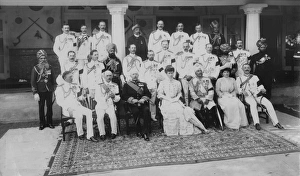 Group photo, King George V and Queen Mary in India Group photo, King George V and Queen Mary in India