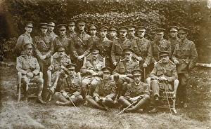 Group photo, officers of the Royal Fusiliers, WW1 Group photo, officers of the Royal Fusiliers, WW1