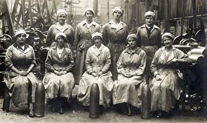 Group photograph of munitionettes, WW1 Group photograph of munitionettes, WW1