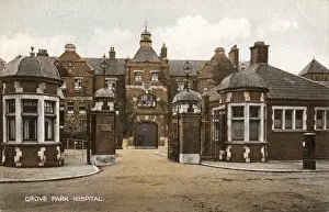 Grove Park Hospital, Lewisham Entrance Print 1899-1902