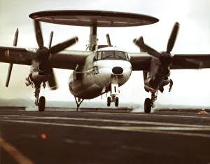 <b class=qtipBold><figcaption>Grumman E-2C Hawkeye</figcaption></b><br>Grumman E-2C Hawkeye. Date:<br><em>© The Royal Aeronautical Society (National Aerospace Library)/Mary Evans Picture Library</em> Grumman E-2C Hawkeye