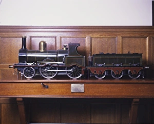 <b class=qtipBold><figcaption>GS & WR loco model</figcaption></b><br>GS & WR loco model, 1870 / IMechE Date: 1870<br><em>© The Institution of Mechanical Engineers/Mary Evans</em> GS & WR loco model