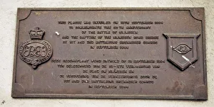 Guards Memorial Plaque, Nijmegen Bridge, Holland Guards Memorial Plaque, Nijmegen Bridge, Holland