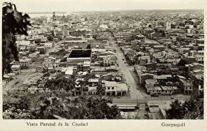Guayaquil, Ecuador - Partial panoramic view of the city