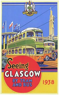 Glasgow Prints: Guidebook - Seeing Glasgow by Tram and Bus