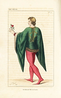 Guillaume de Lorris, French scholar and poet, died 1260 Guillaume de Lorris, French scholar and poet, died 1260