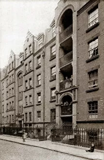 Workhouses Collection: Guinness Lodging Houses, Lever Street, London