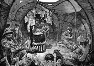 Sketches Gallery: Gypsy life inside a tent