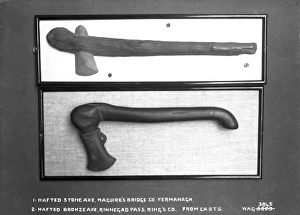 Hafted Stone Axe, Maguires Bridge, Co. Fermanagh Hafted Stone Axe, Maguires Bridge, Co. Fermanagh