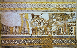 Hagia Triada Sarcophagus. ca. 1450 BC - 1400 BC Hagia Triada Sarcophagus. ca. 1450 BC - 1400 BC