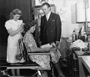 Images Dated 15th April 2010: Hairdressing exam