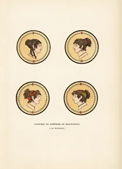 Hairstyles of Josephine de Beauharnais, 1788 Hairstyles of Josephine de Beauharnais, 1788