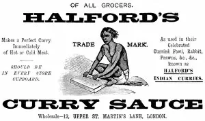 Halfords Curry sauce, 1900