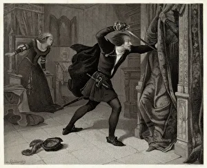 Curtain Gallery: Hamlet Slays Polonius