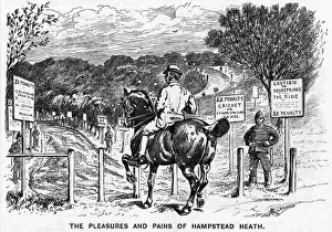 Victorian Era London Landmarks Prints: Hampstead Heath