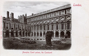 Hampton Court Palace Gallery: Hampton Court Palace - The Courtyard, London
