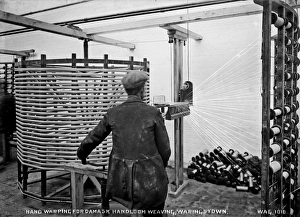 Hand Warping for Damask Handloom Weaving, Waringstown Hand Warping for Damask Handloom Weaving, Waringstown