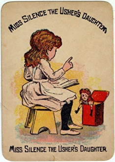 Happy Families Playing Cards - Miss Silence Happy Families Playing Cards - Miss Silence