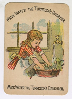 Happy Families Playing Cards - Miss Water Happy Families Playing Cards - Miss Water