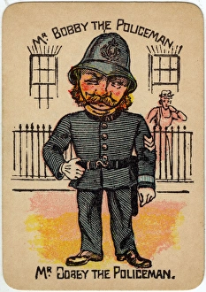 Happy Families Playing Cards - Mr Bobby the Policeman Happy Families Playing Cards - Mr Bobby the Policeman