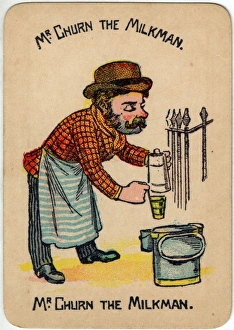 Happy Families Playing Cards - Mr Churn the Milkman Happy Families Playing Cards - Mr Churn the Milkman