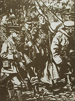 Happy and Glorious - French and British troops on the march Happy and Glorious - French and British troops on the march