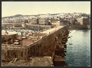 The harbor from the lighthouse, Algiers, Algeria The harbor from the lighthouse, Algiers, Algeria
