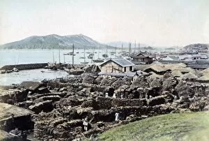 Korea Gallery: Harbour at Chemulpo, Korea, circa 1880s
