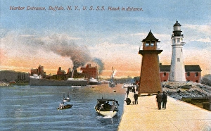 Harbour entrance, Buffalo, New York State, USA Harbour entrance, Buffalo, New York State, USA
