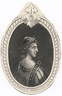 <b class=qtipBold><figcaption>Harold I Harefoot</figcaption></b><br>HAROLD I HAREFOOT Son of King Cnut. Seized the throne in 1037 with the aid of his mother and a party of nobles.<br><em>© Mary Evans Picture Library</em> Harold I Harefoot