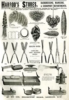 Harrods advert, Hairdressing, Manicure and Chiropody Harrods advert, Hairdressing, Manicure and Chiropody