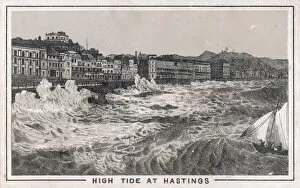 Rough Gallery: Hastings at High Tide
