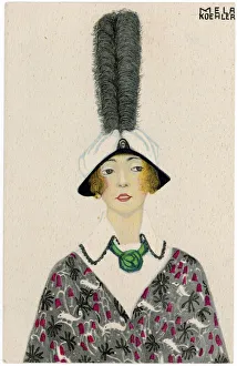 Hat with aigrette C1913 Hat with aigrette C1913