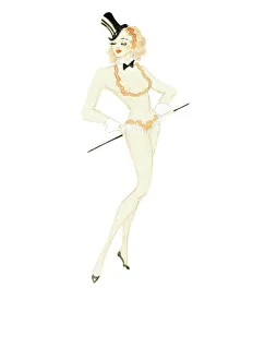 Hostesses Gallery: Top Hat Black Cane - Murrays Cabaret Club costume design