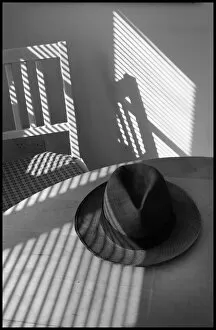 Images Dated 24th April 2010: Hat and chair in the sunlight