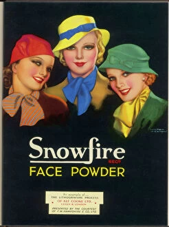 Scarf Gallery: Hats / Three Girls 1935