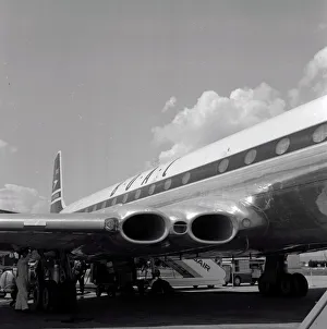 De Havilland Comet 4 G-APDA starboard engines BOAC LAP 1958 De Havilland Comet 4 G-APDA starboard engines BOAC LAP 1958