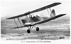 De Havilland Tiger Moth British biplane