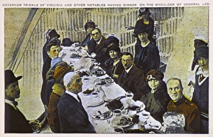 Having dinner on the Confederate Memorial, Stone Mountain Having dinner on the Confederate Memorial, Stone Mountain