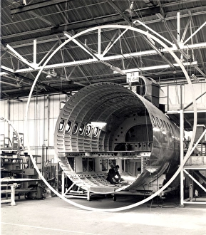 Hawker Siddeley HS121 Trident rear fuselage and A300 Hawker Siddeley HS121 Trident rear fuselage and A300
